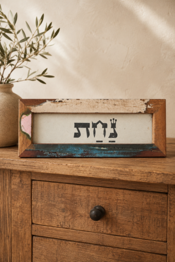 מסגרת עץ ממוחזר - נחת