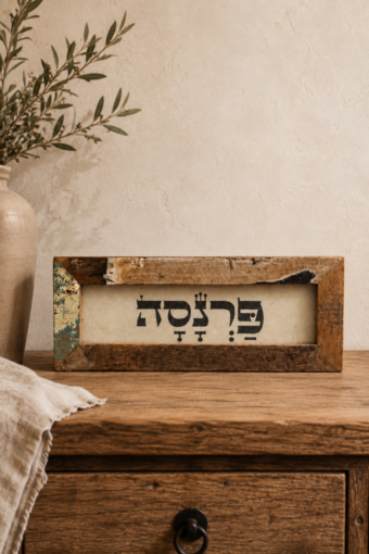 מסגרת עץ ממוחזר - פרנסה